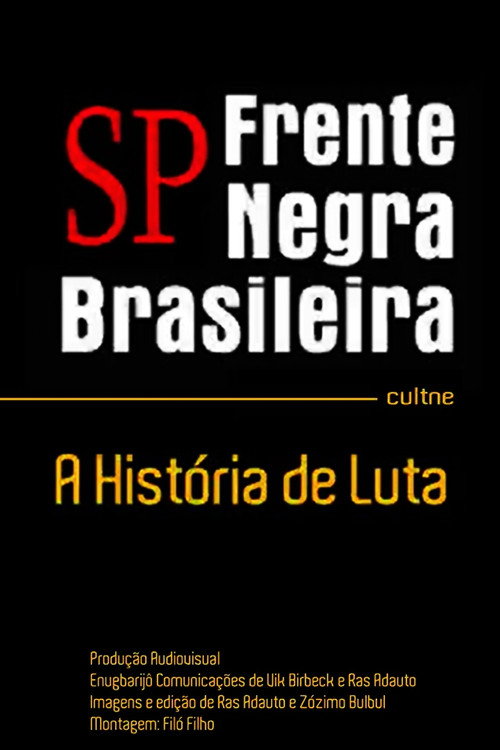 Movie poster for Frente Negra Brasileira (1985)