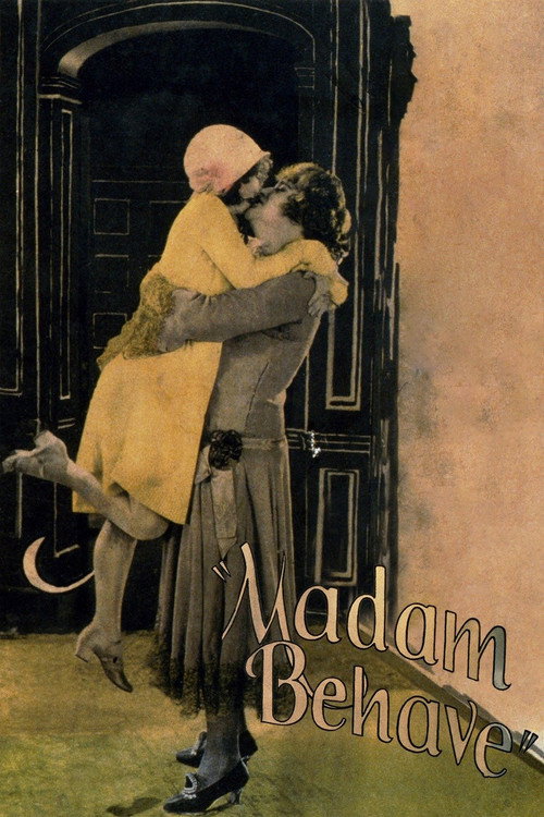 Movie poster for Madame Behave (1925)