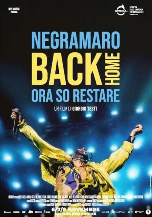 Movie poster for Negramaro Back Home - Ora so restare (2023)