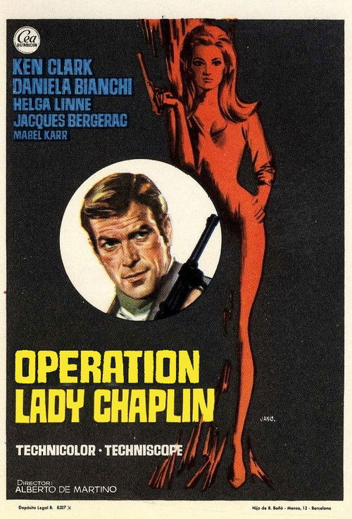 Movie poster for Special Mission Lady Chaplin (1966)