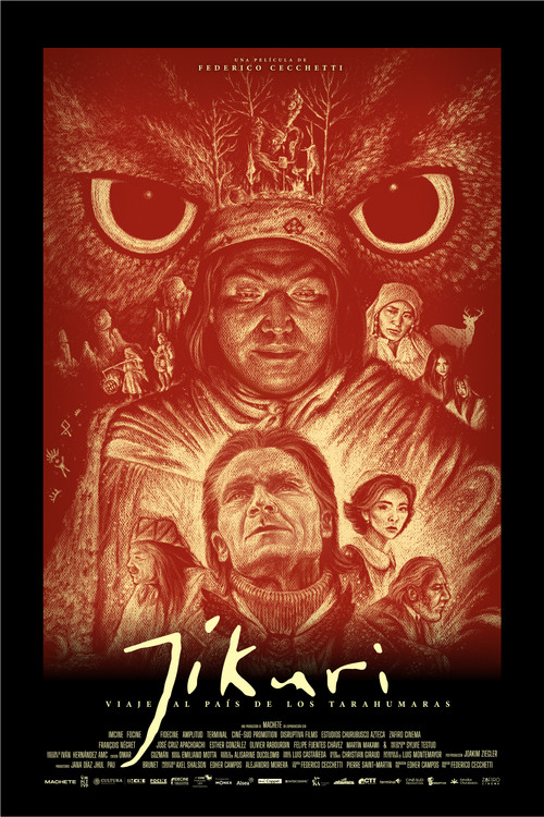 Movie poster for Jíkuri. Journey to the Land of the Tarahumara (2024)