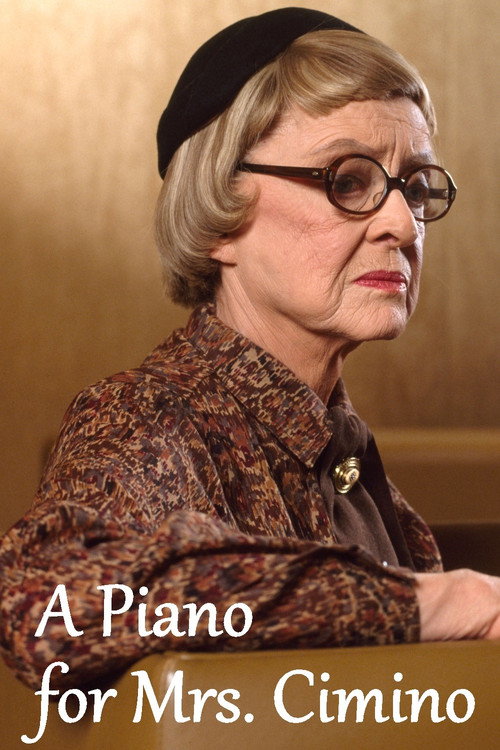 Movie poster for A Piano for Mrs. Cimino (1982)