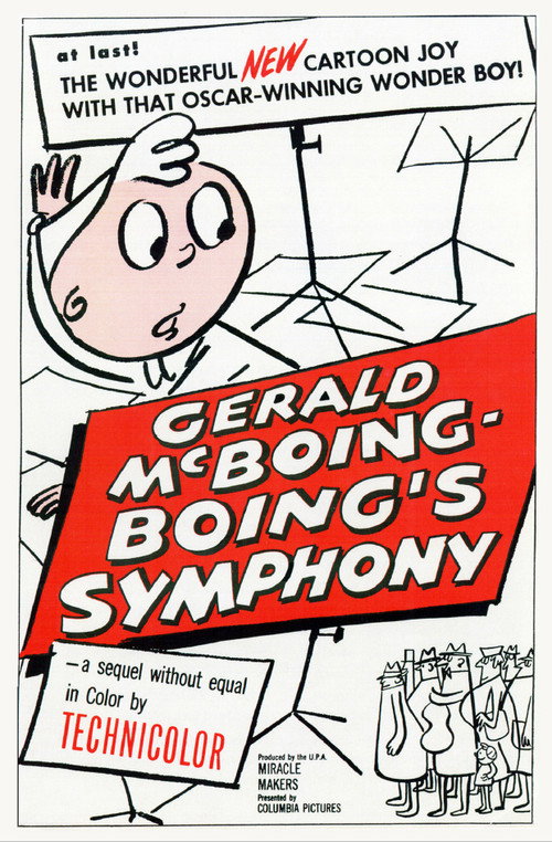 Movie poster for Gerald McBoing-Boing's Symphony (1953)