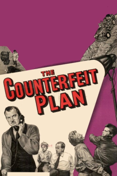 Movie poster for The Counterfeit Plan (1957)