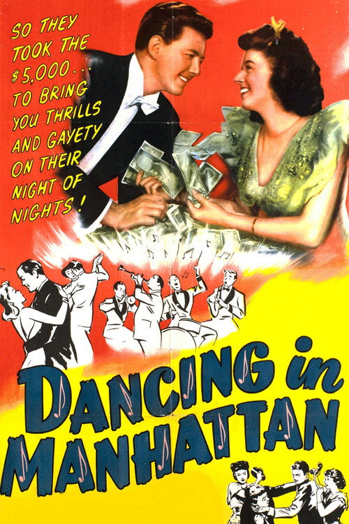 Movie poster for Dancing in Manhattan (1944)