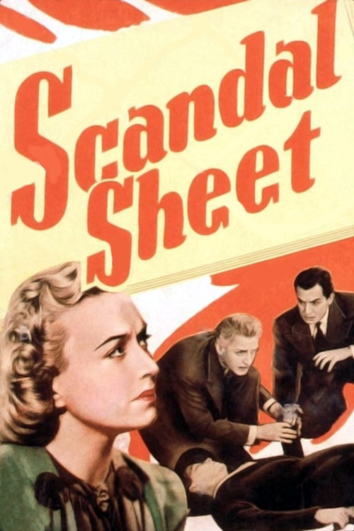 Movie poster for Scandal Sheet (1939)