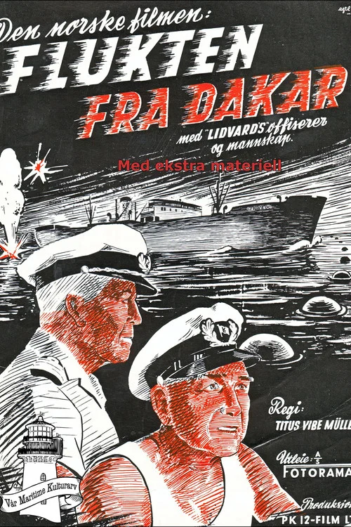Movie poster for Flukten fra Dakar (1951)