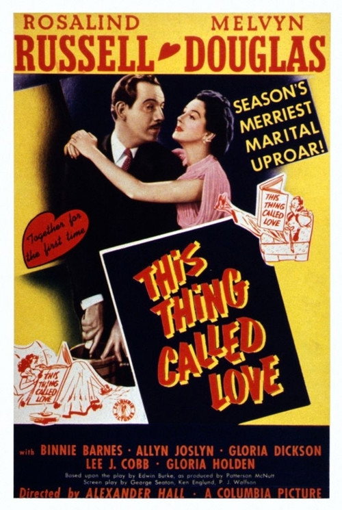 Movie poster for This Thing Called Love (1940)