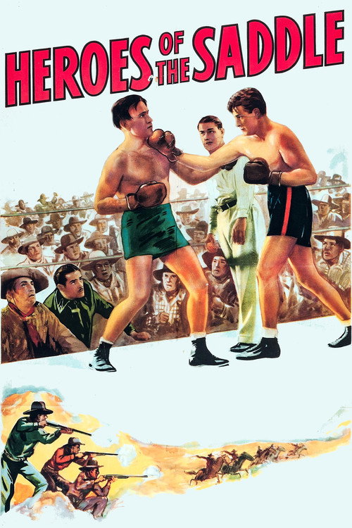 Movie poster for Heroes of the Saddle (1940)