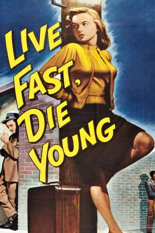 Movie poster for Live Fast, Die Young (1958)