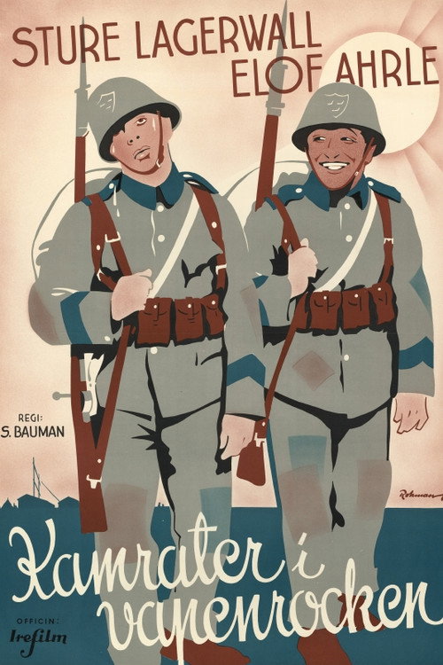 Movie poster for Kamrater i vapenrocken (1938)
