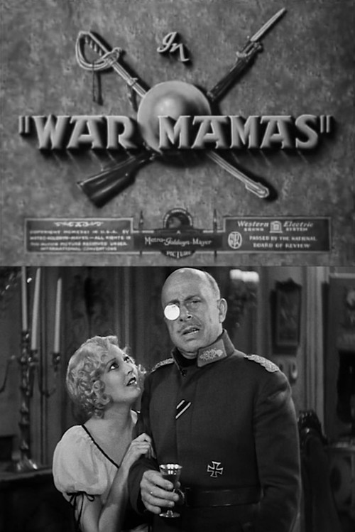 Movie poster for War Mamas (1931)