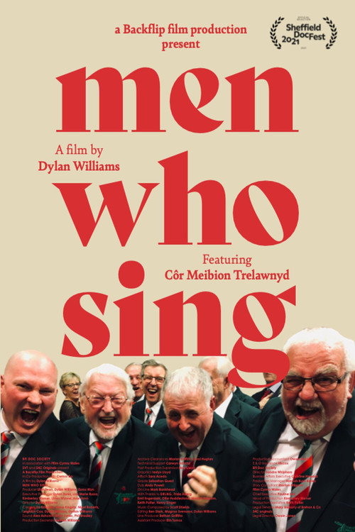 Movie poster for Men Who Sing (2021)