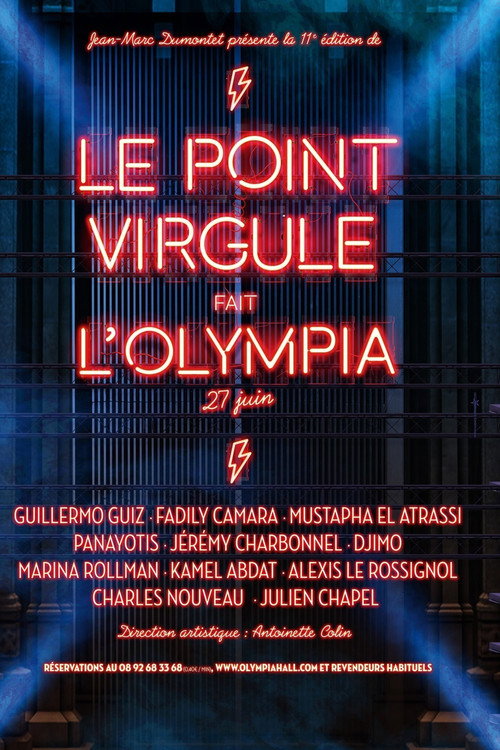 Movie poster for Le Point Virgule fait l'Olympia - 11e édition (2018)