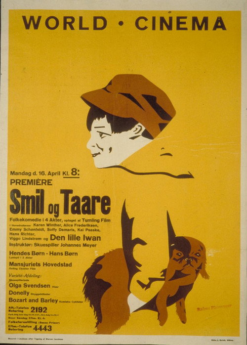 Movie poster for Smiles and Tears (1923)