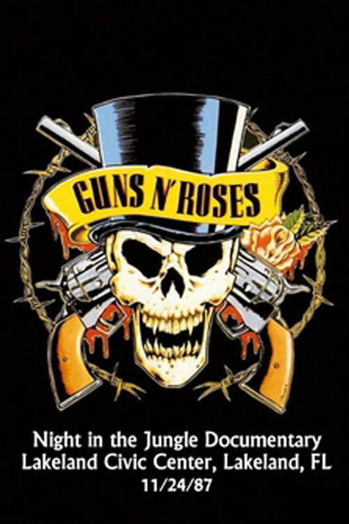 Movie poster for Guns N' Roses: A Night in the Jungle (1987)