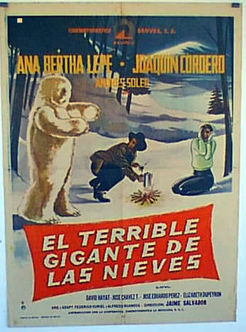 Movie poster for The Terrible Giant of the Snow (1963)