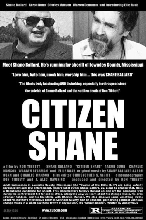Movie poster for Citizen Shane (2004)