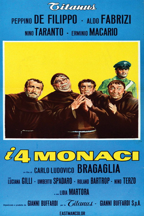 Movie poster for The Four Monks (1962)