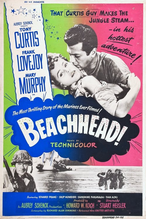 Movie poster for Beachhead (1954)