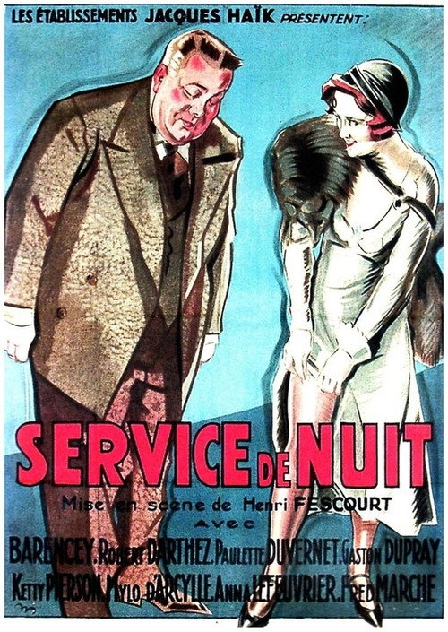 Movie poster for Service de nuit (1932)