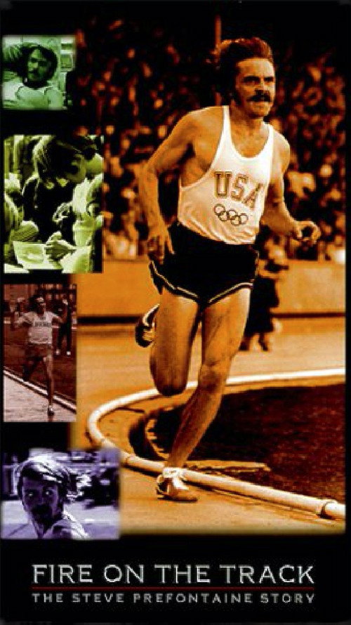 Movie poster for Fire on the Track: The Steve Prefontaine Story (1995)