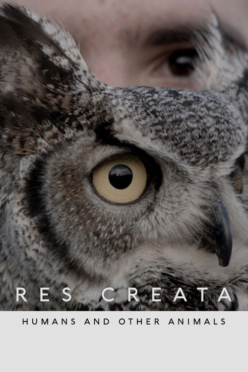 Movie poster for RES CREATA - Humans and other animals (2020)
