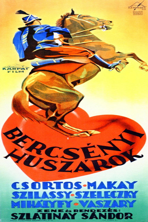 Movie poster for Bercsényi huszárok (1940)