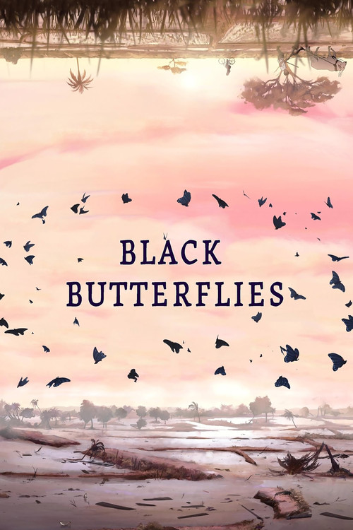 Movie poster for Black Butterflies (2024)