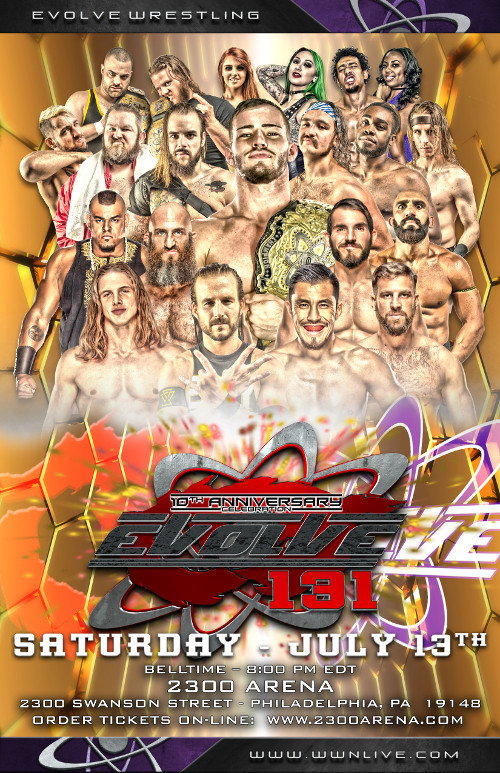 Movie poster for EVOLVE 131-- 10th Anniversary (2019)