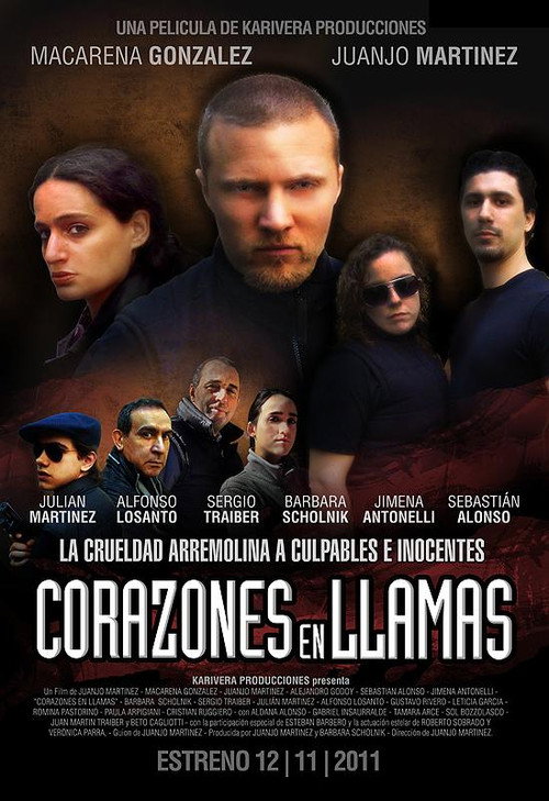 Movie poster for Corazones en llamas (2011)