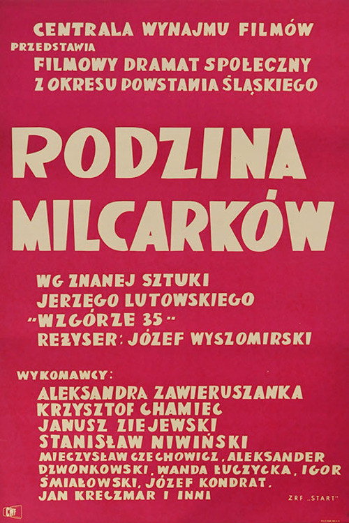 Movie poster for Rodzina Milcarków (1962)