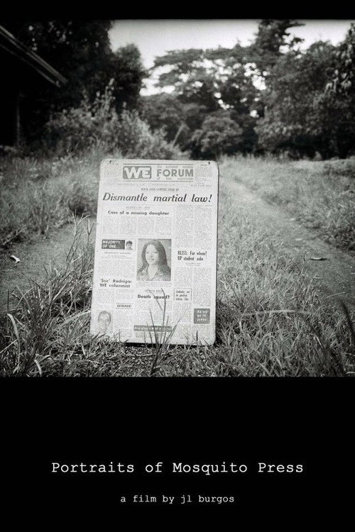 Movie poster for Portraits of Mosquito Press (2015)