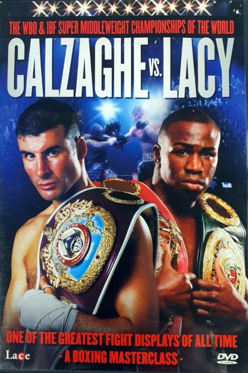 Movie poster for Calzaghe vs. Lacy (2006)