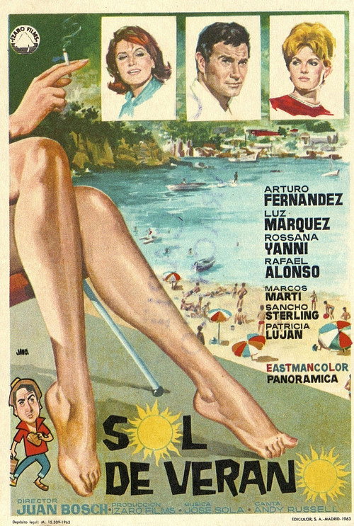 Movie poster for Sol de verano (1963)