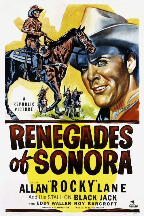 Movie poster for Renegades of Sonora (1948)