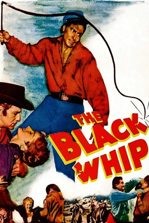 Movie poster for The Black Whip (1956)