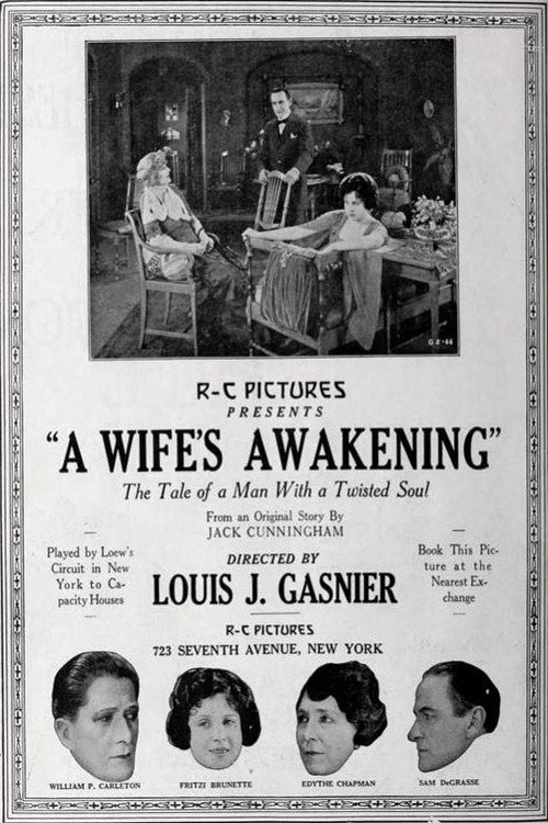 Movie poster for A Wife's Awakening (1921)