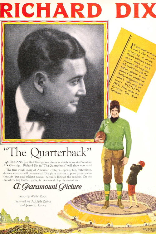 Movie poster for The Quarterback (1926)
