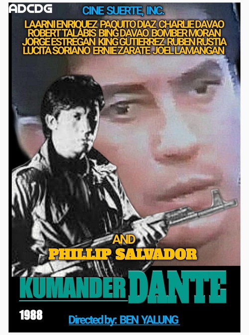 Movie poster for Kumander Dante (1988)