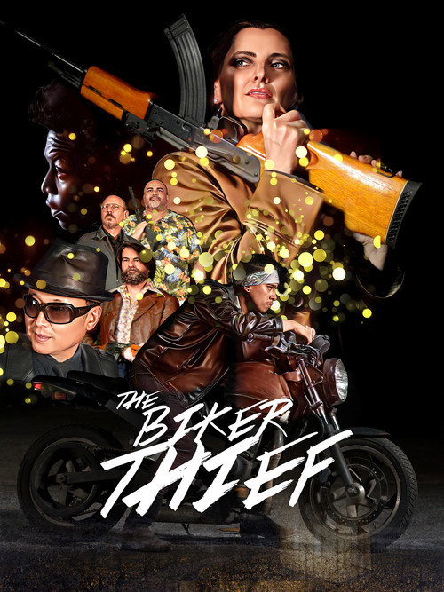 Movie poster for The Biker Thief (2023)