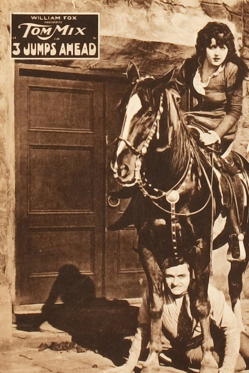 Movie poster for Three Jumps Ahead (1923)