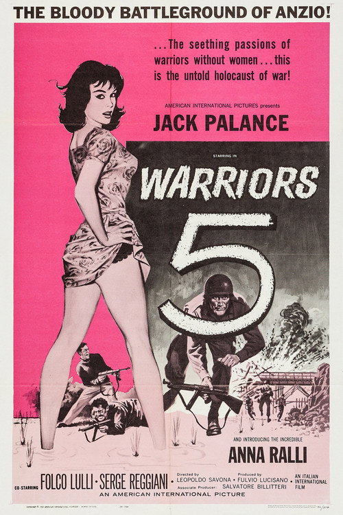 Movie poster for Warriors Five (1962)