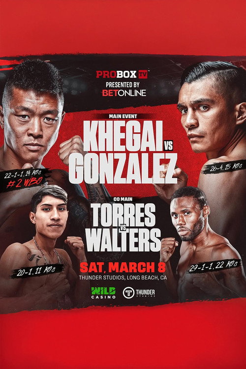 Movie poster for Arnold Khegai vs. Joet Gonzalez (2025)