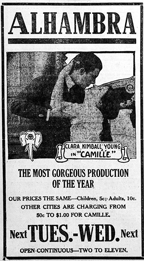 Movie poster for Camille (1915)