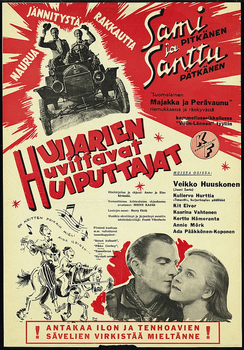 Movie poster for Huijarien huvittavat huiputtajat (1945)