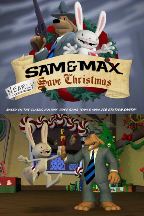 Movie poster for Sam & Max Nearly Save Christmas (2007)
