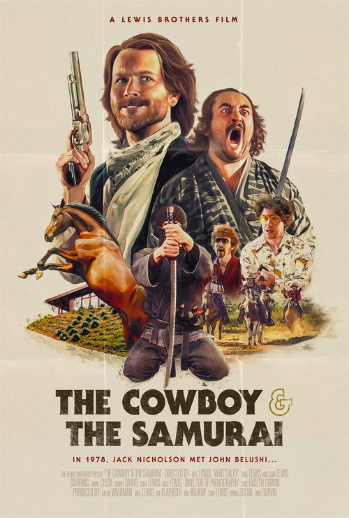 Movie poster for The Cowboy and The Samurai (2023)