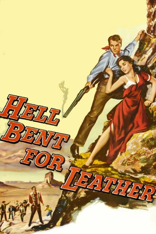 Movie poster for Hell Bent for Leather (1960)