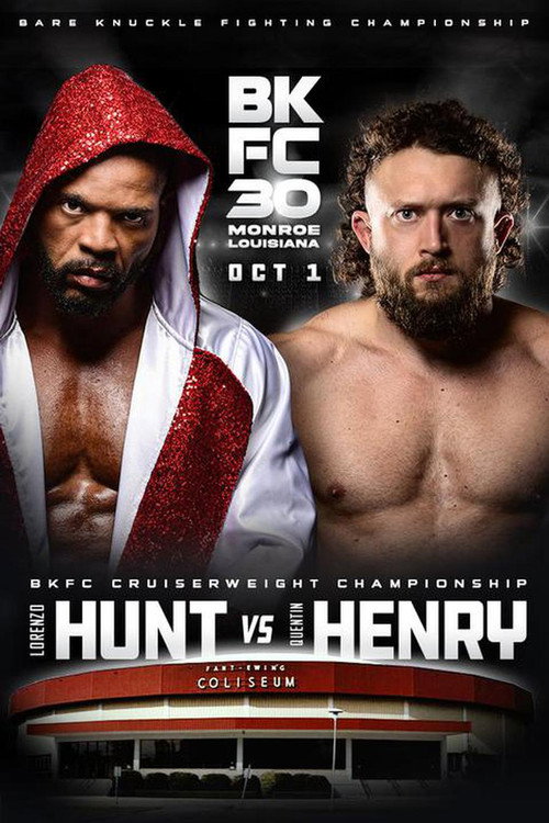 Movie poster for BKFC 30: Hunt vs Henry (2022)
